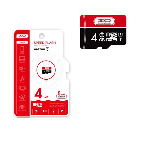 Memory Card XO-CL10 Micro SD 4GB