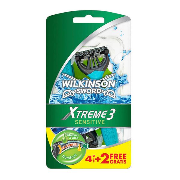 WILKINSON XTREME3 SENSITIVE ΞΥΡΑΦΑΚΙΑ 4+2τεμ.
