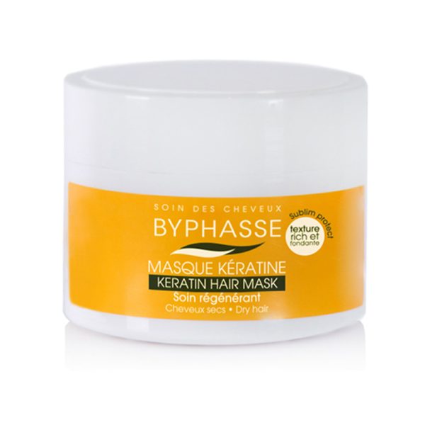 BYPHASSE ΜΑΣΚΑ ΜΑΛΛΙΩΝ 250ml Keratin Dry Hair